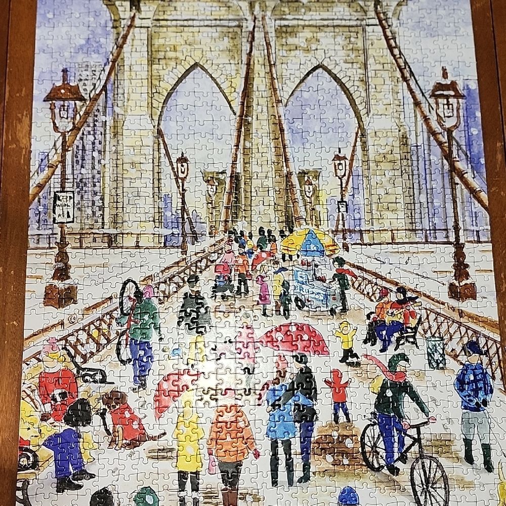 Colorful Brooklyn Bridge Puzzle